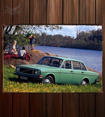 Металлическая табличка Volvo 144 609